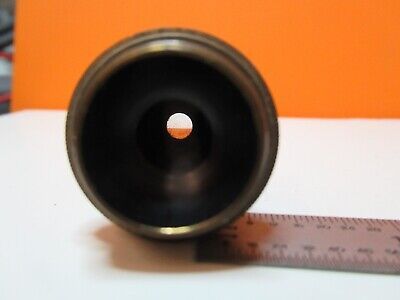 ANTIKES BAUSCH LOMB MESSINGOBJEKTIV 1/8 MIKROSKOPTEIL WIE ABGEBILDET &amp;17-A-74