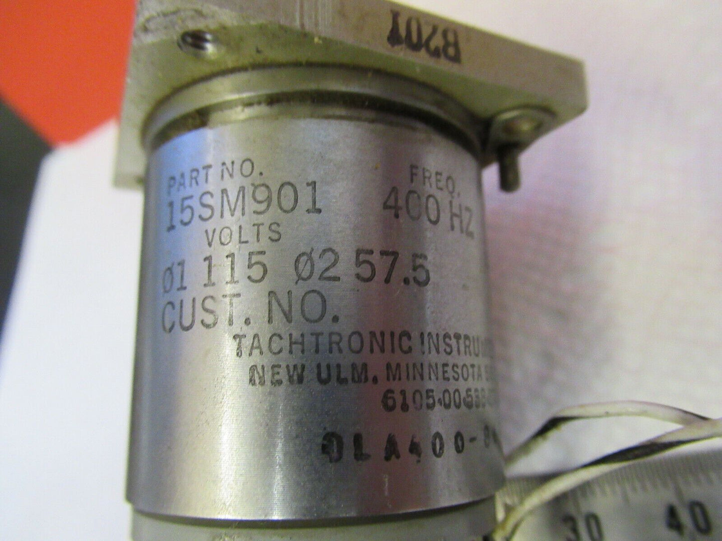 TACHOMETER 400Hz 15SM901  MOTOR AIRCRAFT PART  AS PICTURED &8Z-A-67