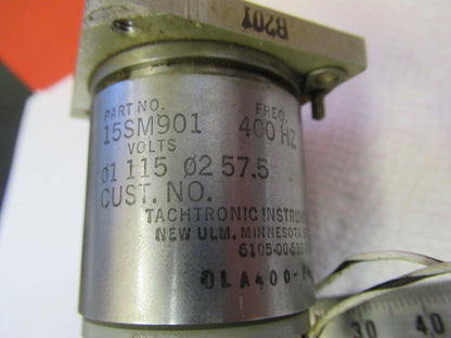 TACHOMETER 400Hz 15SM901  MOTOR AIRCRAFT PART  AS PICTURED &8Z-A-67