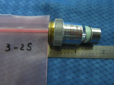 Microscope Part Objective Vickers Instruments England #3-25 Optics