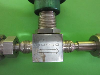 High Vacuum Fittings Nupro Valve
