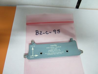 NARDA DIRECTIONAL COUPLER RF MICROWAVE FREQUENCY 2 GHz 4242-10 BIN#B2-C-95