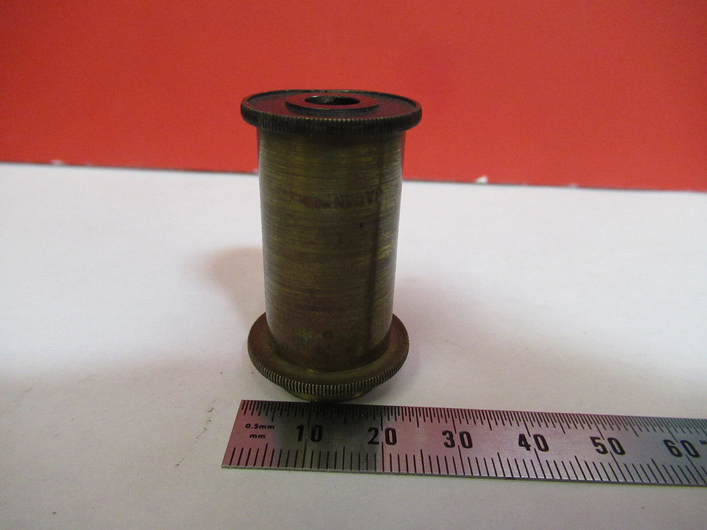 RARE ANTIQUE BRASS OCULAR EYEPIECE MICROSCOPE PART AS PICTURED T9-A-22