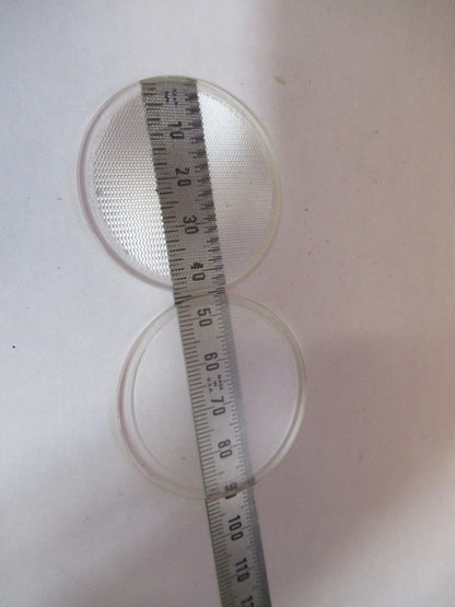 NIKON E400 ECLIPSE PLASTIC LENS DIFFUSER SET MICROSCOPE PART AS PICTURED T7-A-95