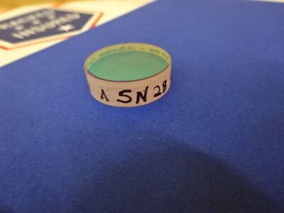 OPTICAL FLAT DICHROIC MIRROR COATED 481nm LASER OPTICS  AS IS #89-90