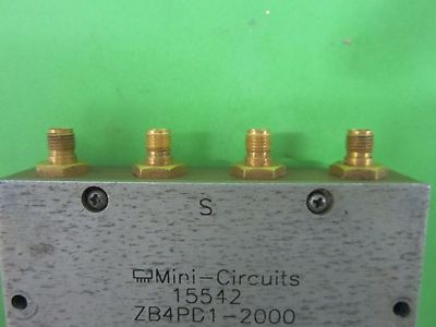 MINI CIRCUITS POWER SPLITTER ZB4PCI-2000 FREQUENZ HF-MIKROWELLEN BIN#50