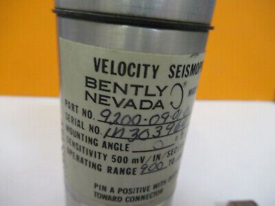 BENTLY NEVADA GE VELOCITY SEISMOPROBE SEISMIC SENSOR AS PICTURED &H1-B-47