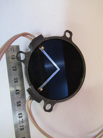 OPTICAL MIL SPEC DEVICE RED DARK FILTER LASER OPTICS AS PICTURED  T7-A-21