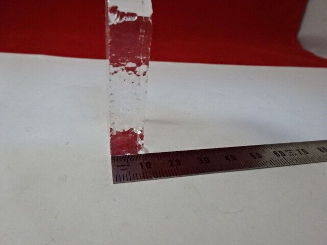 RARE COLLECTABLE Q FACTOR SLAB SYNTHETIC QUARTZ CRYSTAL FREQUENCY CONTROL W8-B22