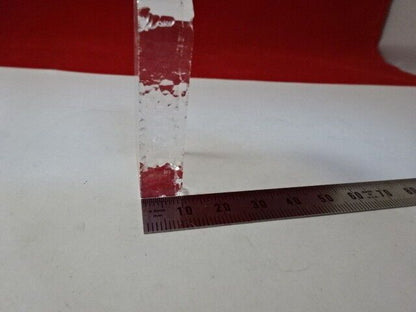 RARE COLLECTABLE Q FACTOR SLAB SYNTHETIC QUARTZ CRYSTAL FREQUENCY CONTROL W8-B22