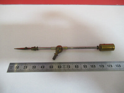 Antique Bausch & Lomb Rare Stage Pointer Brass Microscope Part AS Picture