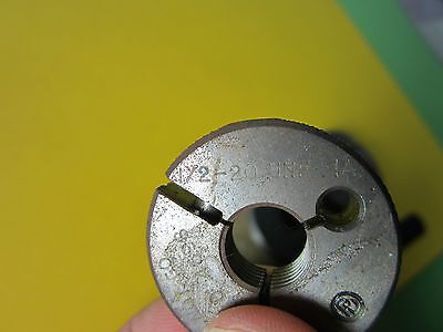 LOT 3 EA METROLOGY INSPECTION 1/2 20 UNF-1A THREAD TOOL RUSTY AS IS BIN#26-04