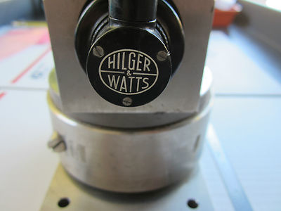 HILGER & WATTS UK OPTICS TELESCOPE COLLIMATOR ?? MOUNTED THETA BASE TD-3