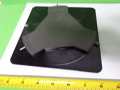 MICROSCOPE PART POLYVAR REICHERT LEICA ROTABLE STAGE TABLE AS IS BIN#60-E-03