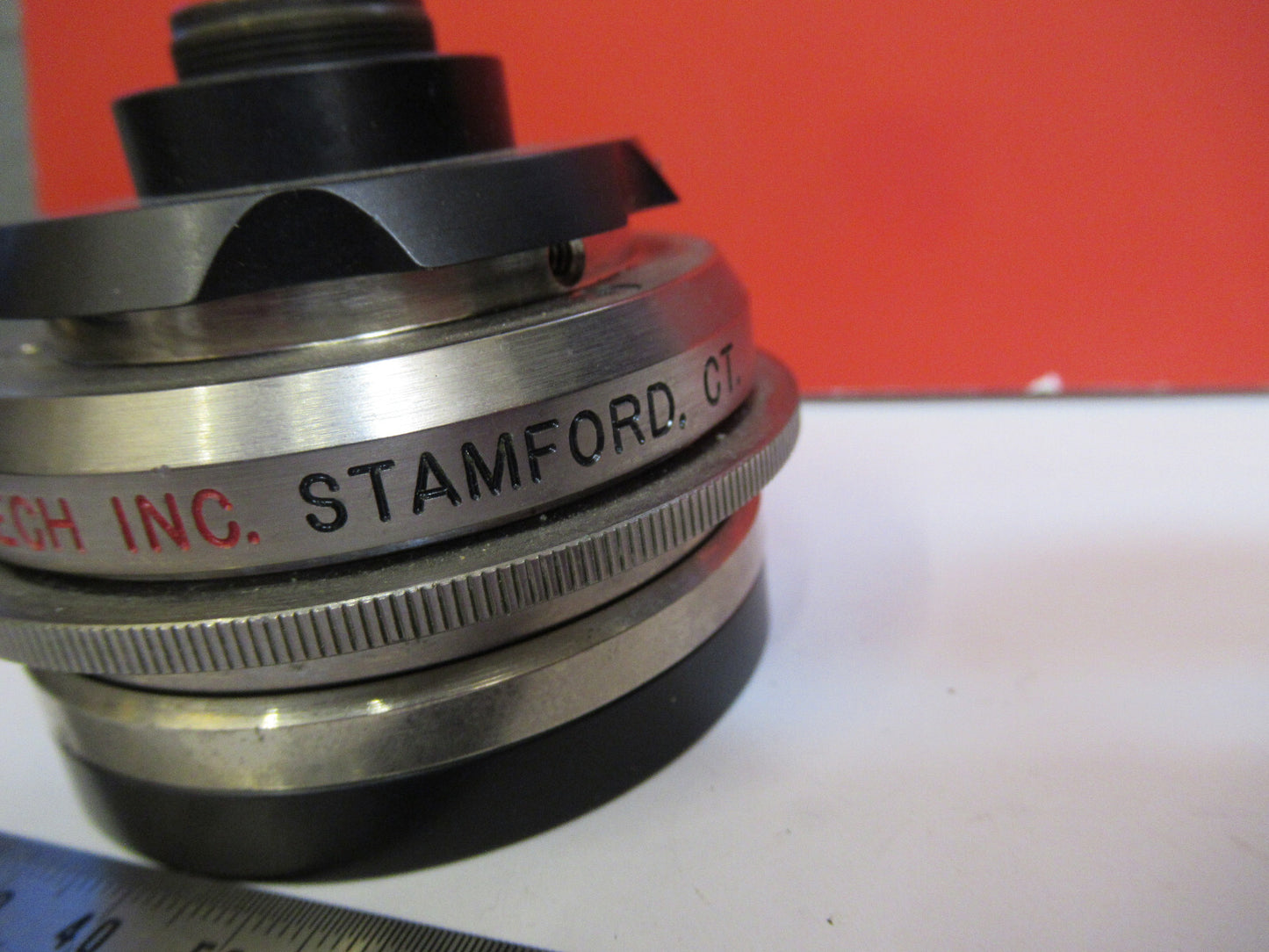 SPECTRA TECH REFLACHROMAT OBJECTIVE 15X MICROSCOPE PART AS PICTURED T1-A-26
