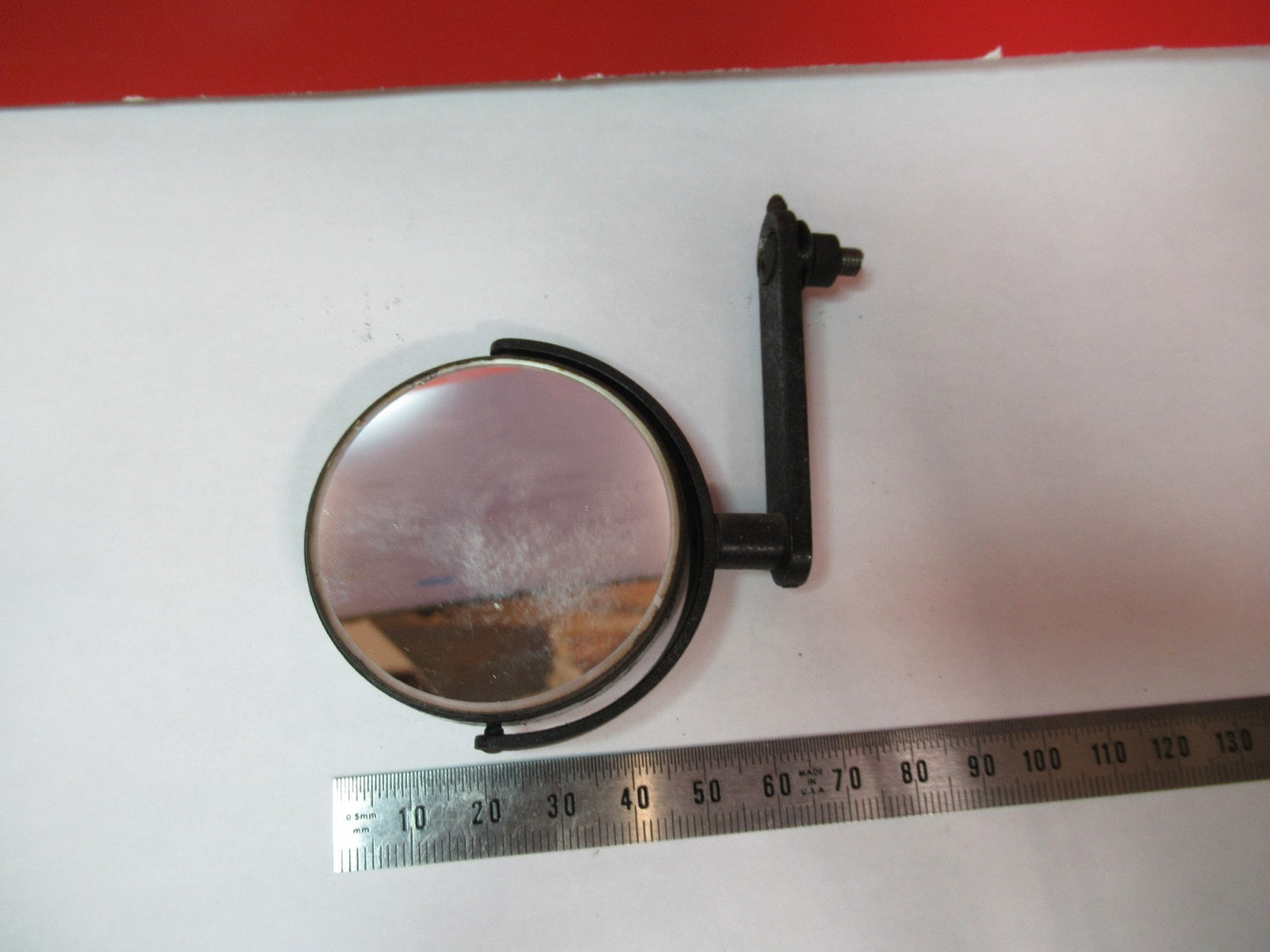 ANTIQUE SPENCER AO MIRROR ASSEMBLY OPTICS MICROSCOPE PART AS PICTURED V7-A-85