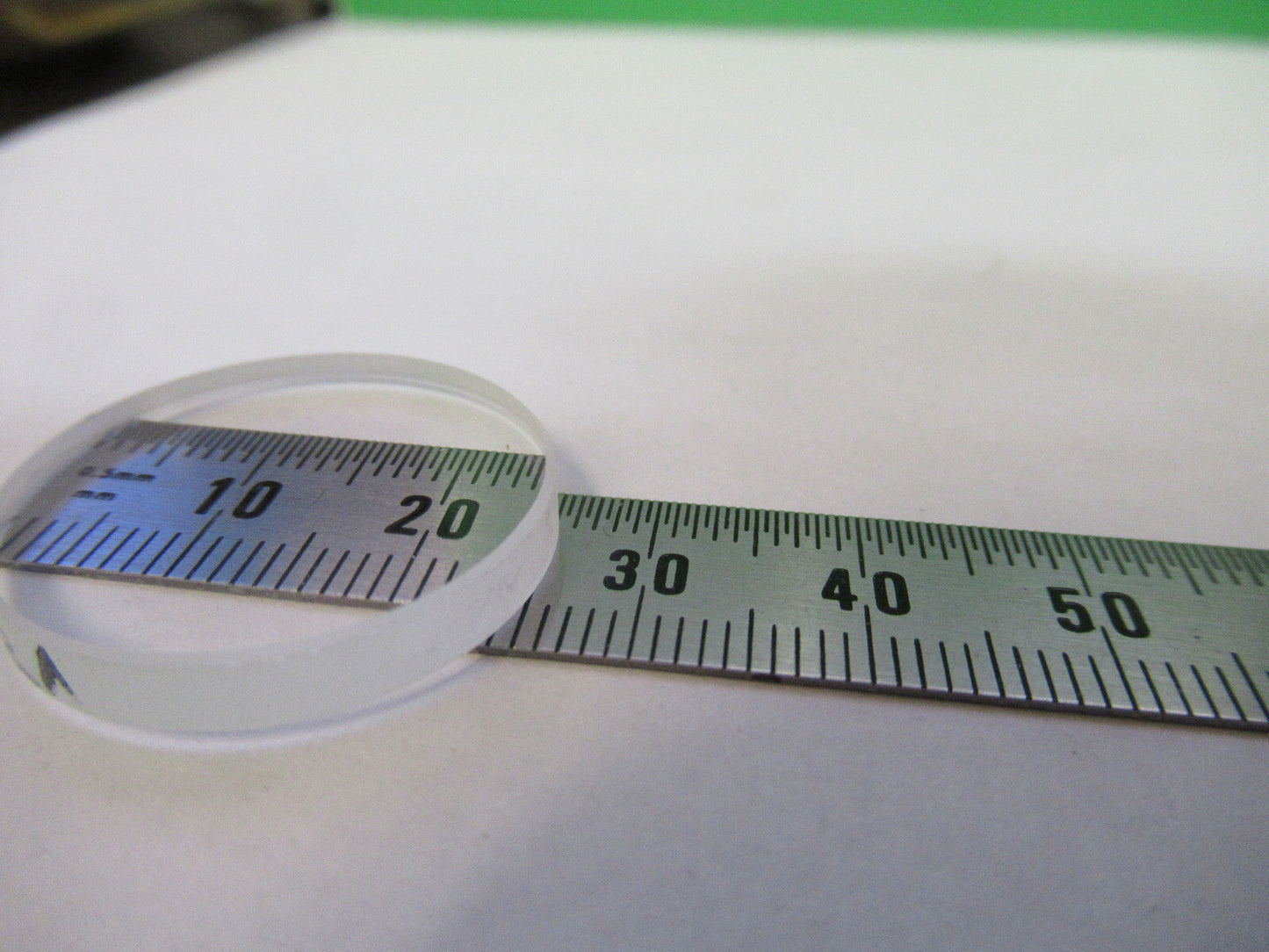 OPTICAL FLAT FUSED SILICA LASER OPTICS UNCOATED AS PICTURED &F3-B-81