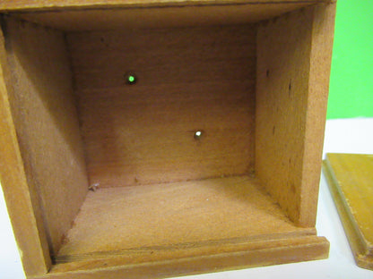 ANTIQUE LEITZ WETZLAR WOOD BOX ACCESSORY MICROSCOPE PART AS PICTURED X7-A-75