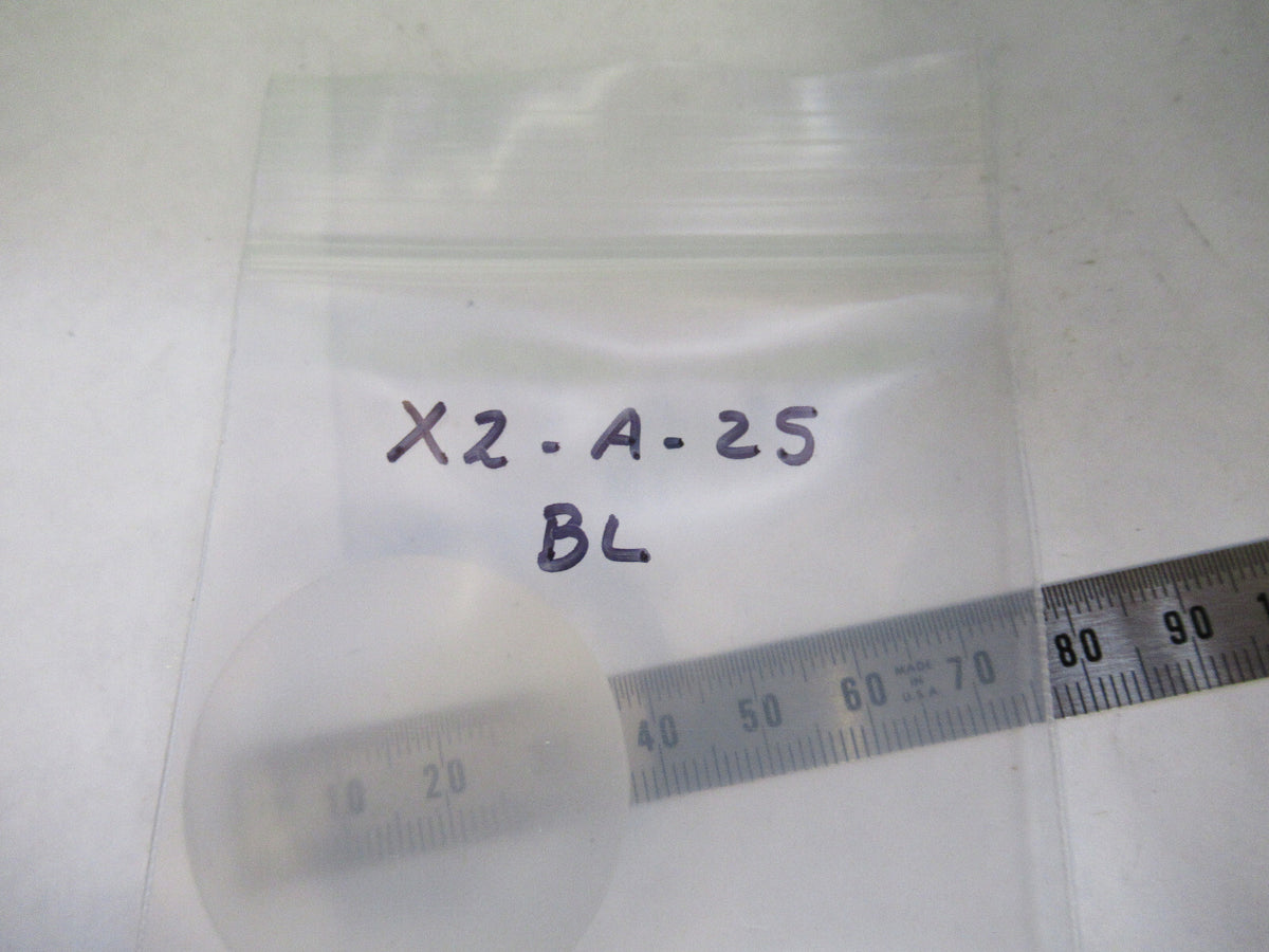 BAUSCH LOMB DIFFUSER LENS CONVEX CONCAVE MICROSCOPE PART AS PICTURED X2-A-25