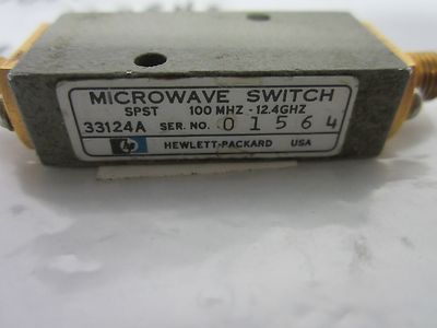 HP SWITCH 33124A 12,4 GHz HF-MIKROWELLENFREQUENZ BIN#F6-32