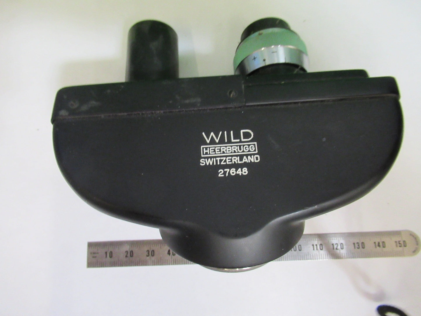 WILD HEERBRUGG SWISS binocular head MICROSCOPE PART AS PICTURED T6-A-61