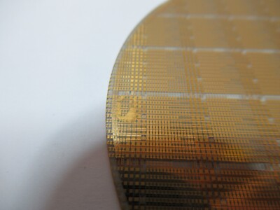 SAPPHIRE WAFER CRYSTAL with COMPONENTS PLATINUM GOLD COAT AS PICTURED &18-A-53