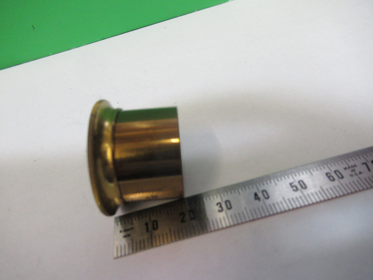 Antique Brass Polarizer Pol Piece UK England Microscope Part
