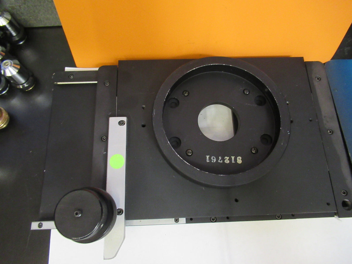 BAUSCH LOMB MICROTECH XY STAGE TABLE MICROSCOPE PART AS PICTURED Y3-A-35