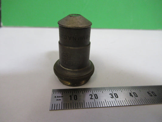 Rusty Antique Brass Spencer Lens Co. Objective 10X Microscope Part