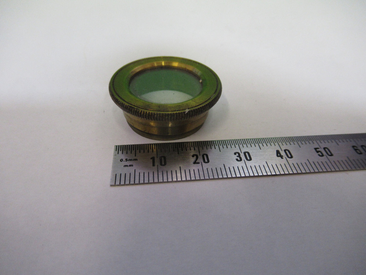 Rare Antique Brass Mounted Glass Beck UK Microscope Part