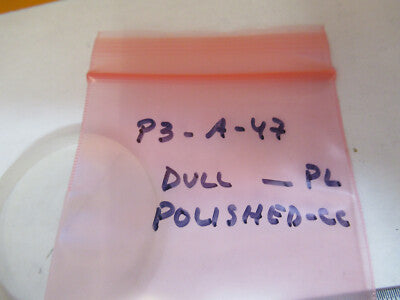 Optical Glass Dull Polish PlanO Concave Lens Laser Optics