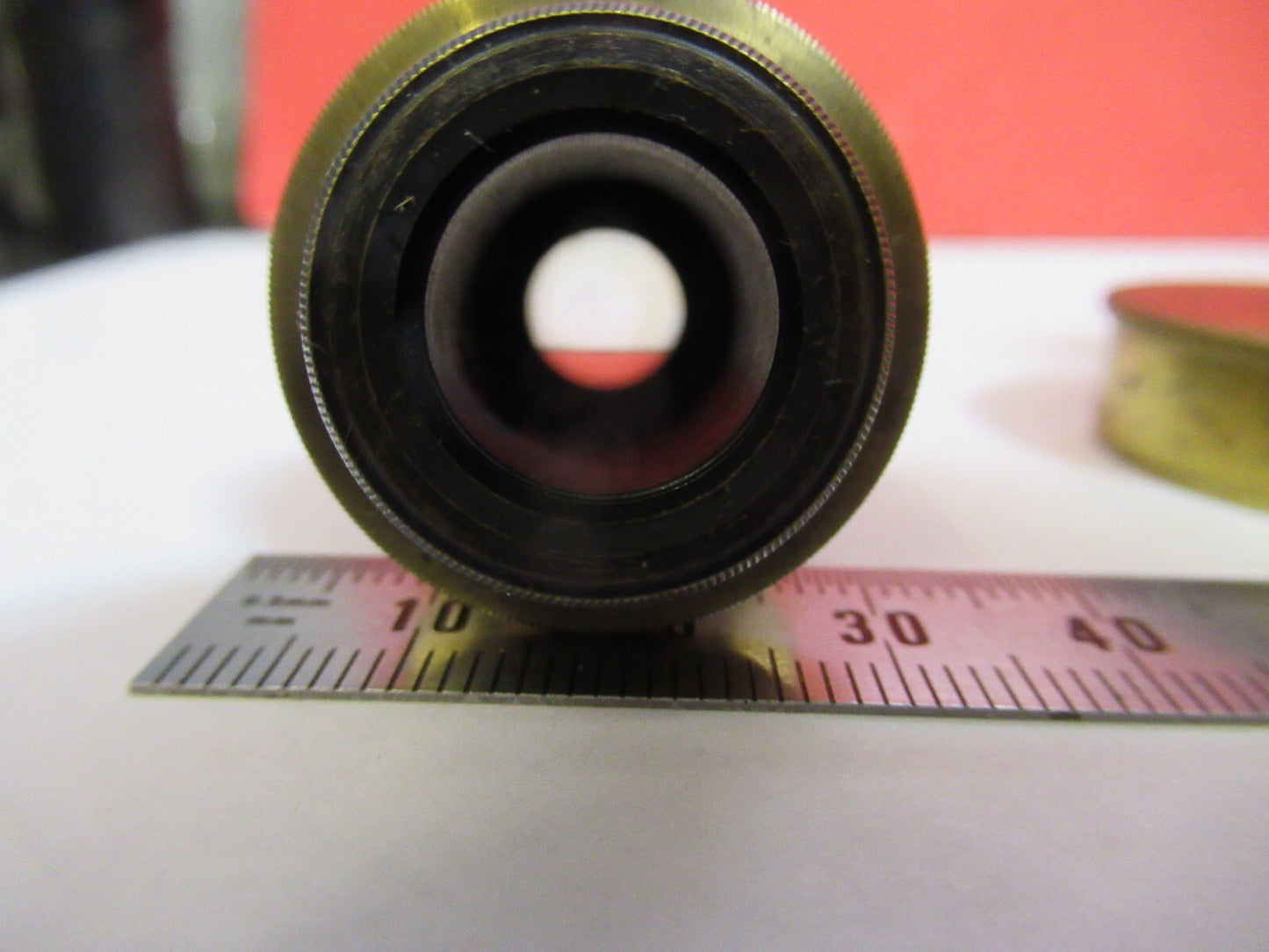 Antique Brass Rj Beck London "2/3" Objective Microscope