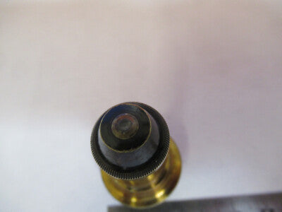 Antique Brass Lens Optics Objective Microscope Part London