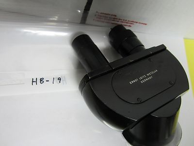 MICROSCOPE PART LEITZ WETZLAR HEAD ORTHOLUX 1.25X OPTICS AS IS BIN#H8-19