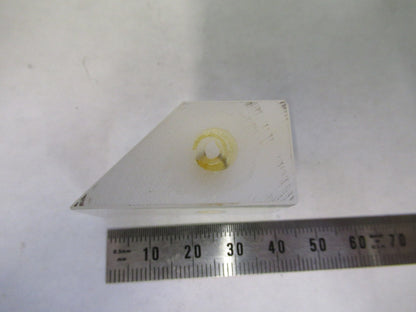 BAUSCH LOMB GLASS PRISM OPTICS MICROSCOPE PART AS PICTURED T2-A-63