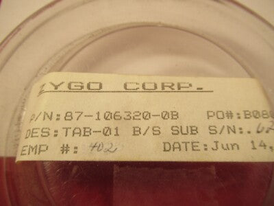 Optical Flat 1/10 Wave Zygo Uncoated Fused silica 3" Diameter Optics