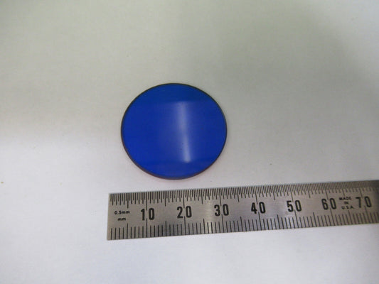 Bausch & Lomb blue filter Glass Optics Microscope Part