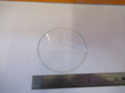 OPTICAL PLANO GLASS ROUND DIFFUSER ILLUMINATOR PLATE OPTICS AS PICTURED &3K-A-17
