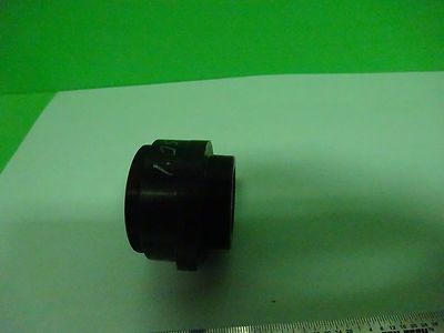 MICROSCOPE PART REICHERT LEICA POLYVAR LENS BRASS MOUNTED OPTICS AS IS #Y3-05