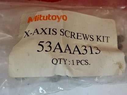 SET MITUTOYO JAPAN X-AXIS SCREWS KIT 53AAA313 AS IS #T8-51