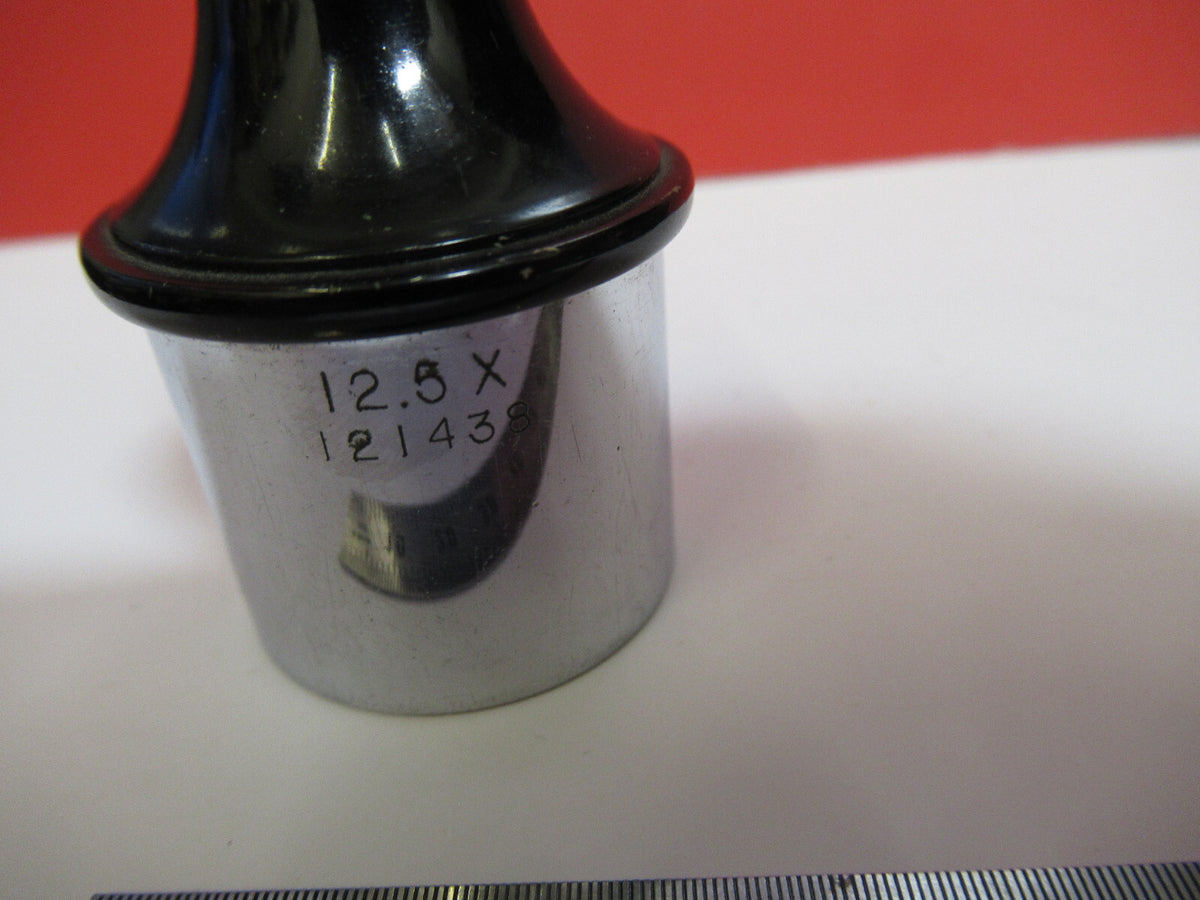 Antique Rare Spencer Lens Co. 12.5X Lens Eyepiece Microscope Part