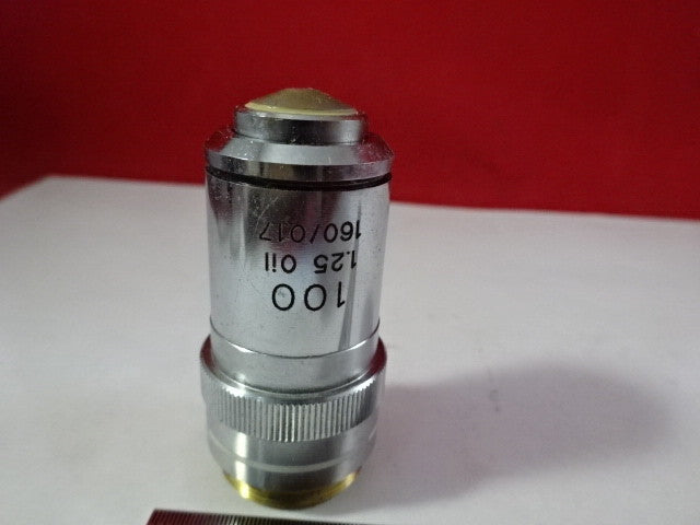 WOLFE GERMANY VINTAGE OBJECTIVE 100X /160 OPTICS MICROSCOPE PART #6V-A-02