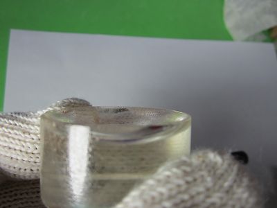 Optical PlanO Concave Lens chipped on edge Mil Spec Laser Optics