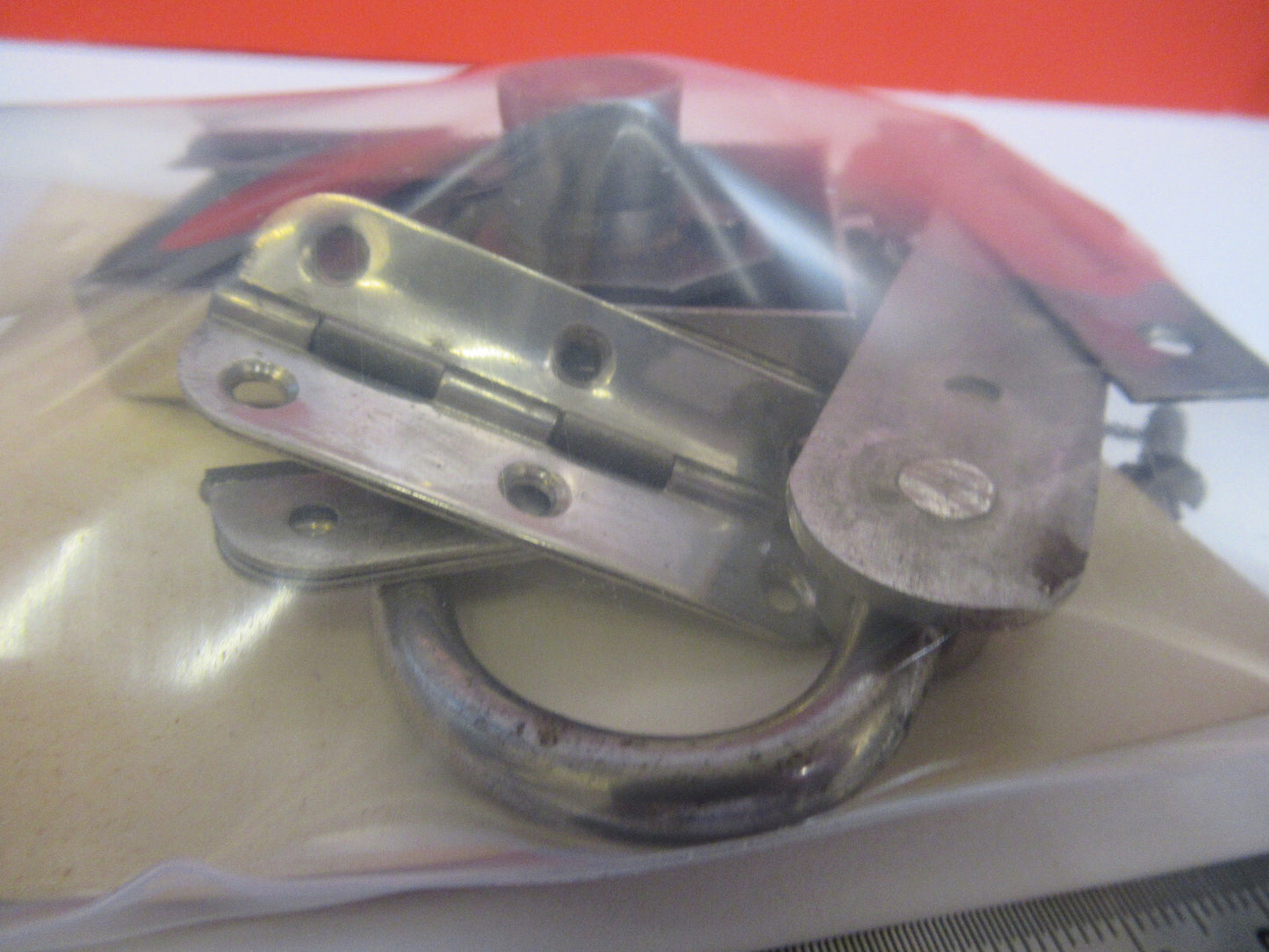 ANTIQUE LEITZ WEZLAR LOCK ASSEMBLY PLUS  KEY MICROSCOPE PART AS PICTURED Y5-A-04