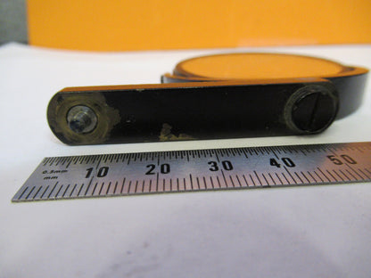 ANTIQUE BAUSCH LOMB MIRROR ASSEMBLY OPTICS MICROSCOPE PART AS PICTURED Y3-A-23