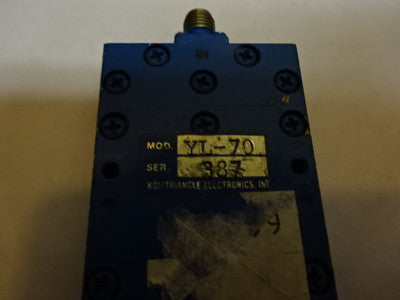 RF MICROWAVE MODULE FREQUENCY YL-70 TRIANGLE SPLITTER AS IS #81-41