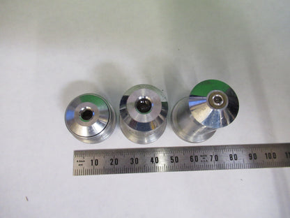 Ernst Leitz Wezlar Lot Objectives 3.5X 10X 45X Microscope Part