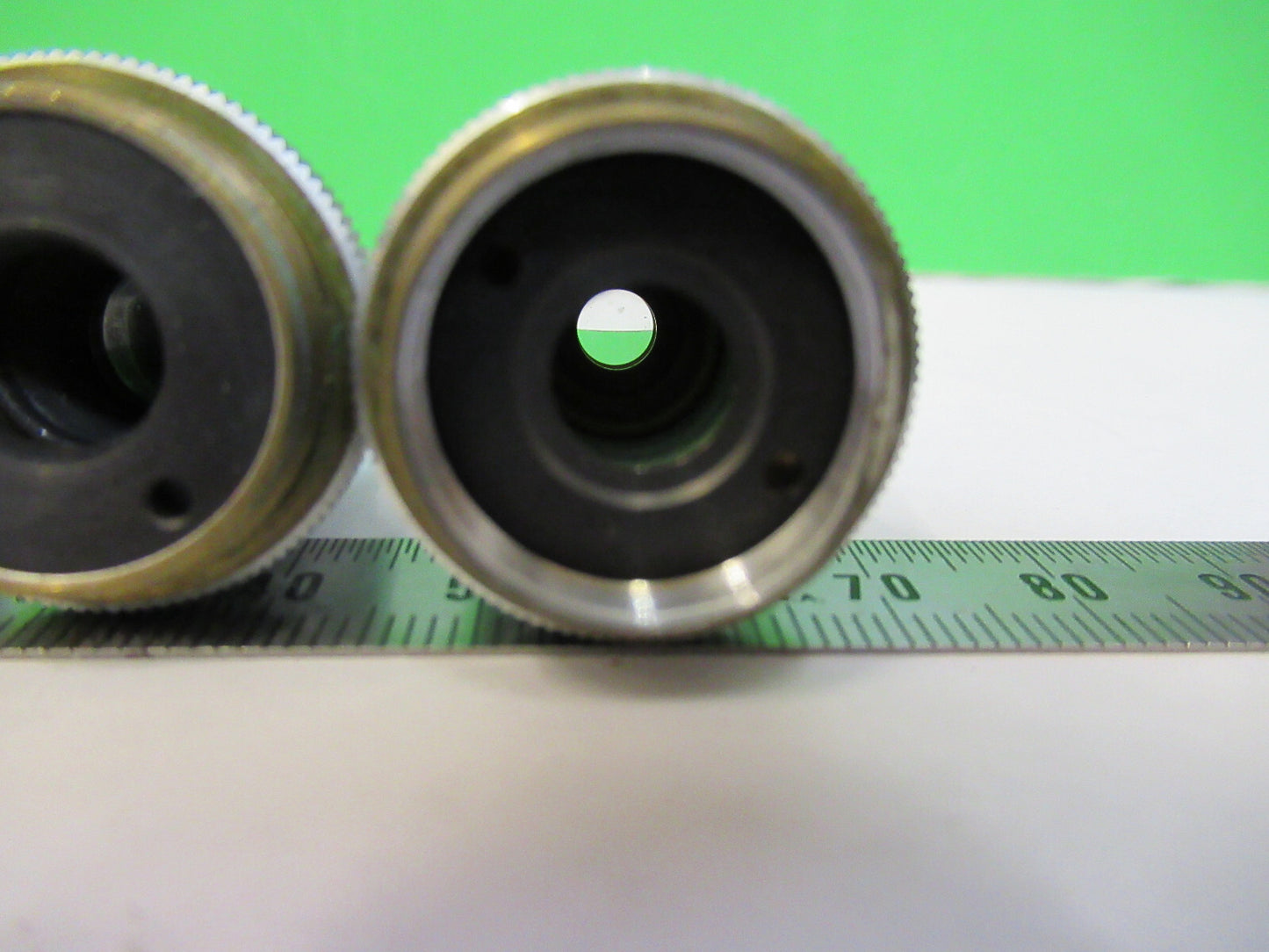 BAUSCH LOMB LOT OBJECTIVE 3.5X 10X 43X MICROSCOPE PART AS PICTURED G8-A-20