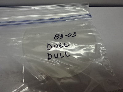 MICROSCOPE PART STAGE GLASS DULL DULL SIDES OPTICS #83-03