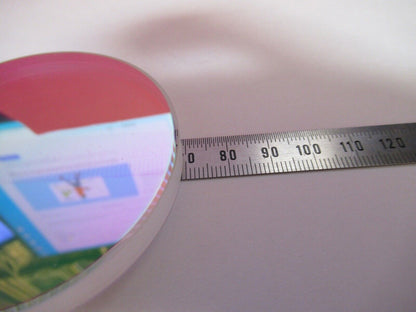 OPTICAL FLAT COATED FUSED SILICA PRO ZYGO LASER OPTICS AS PICTURED Q2-25